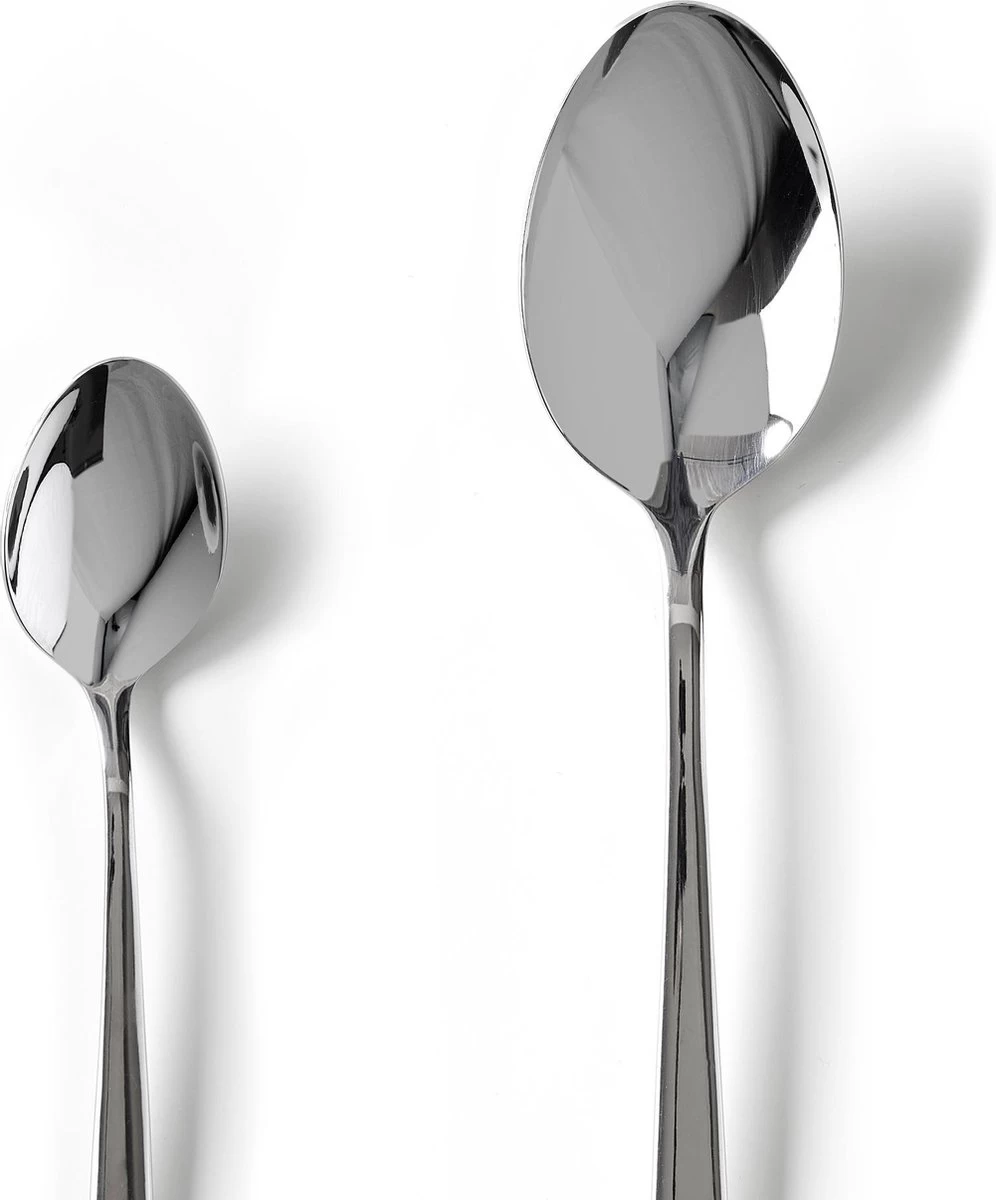 Gero Ellen Bestekset - 24 Stuks - 6 Persoons - Glanzend Staal - Afbeelding 4